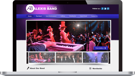 Alexis Band Web Design Small Business