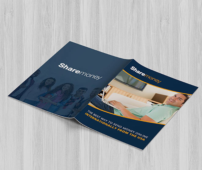 Brochures Design For Sharemoney