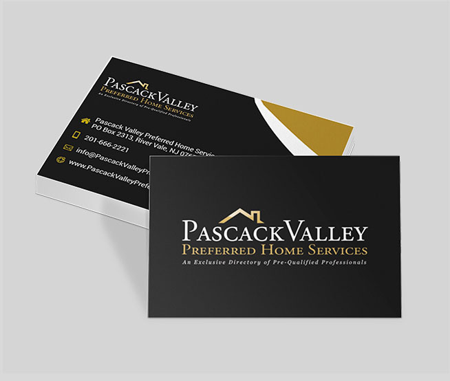 Business Cards & Stationary For Pascack Valley