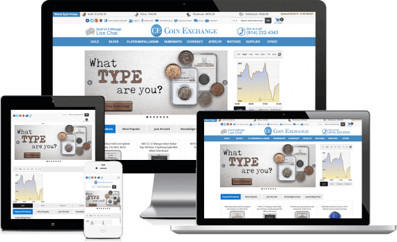 Coin Exchange NY Web Design Ecommerce