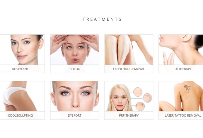 Studio Esthetique Custom Laser Center Website