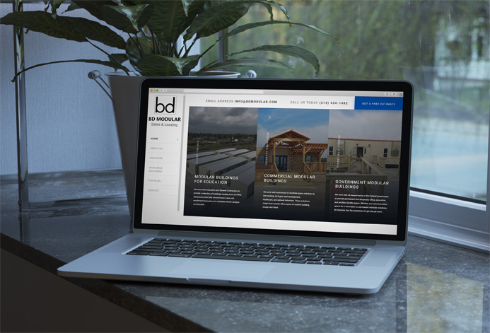 BD Modular & Leasing WordPress Website