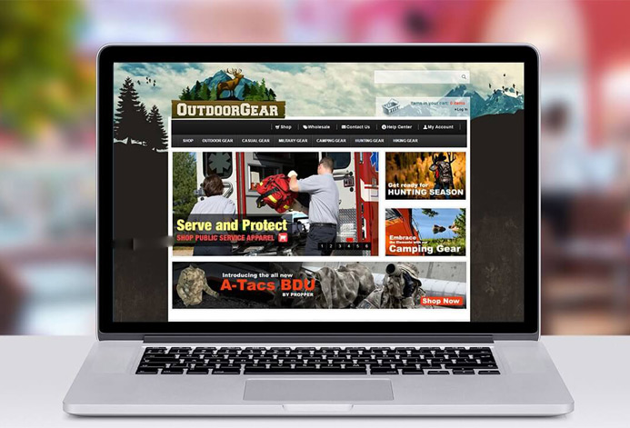 Outdoor Gear Custom Outdoor Fashion Ecommerce Website