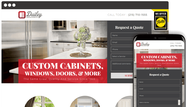 Daily Manufacturing Co: Homeservices Website Redesign