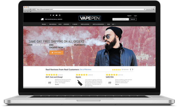 Discount Vape Pen Organic SEO Retail