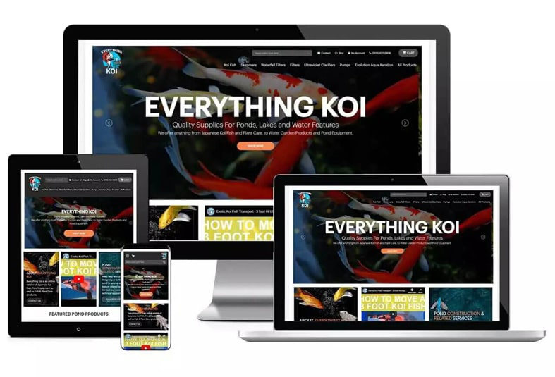 Everything Koi: B2C Website Design