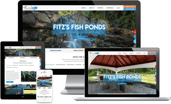 Fitz’s Fish Ponds Organic SEO Local