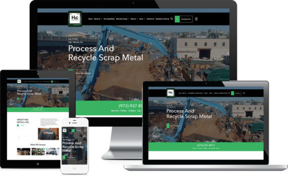 H&C Metals Web Design Custom Website