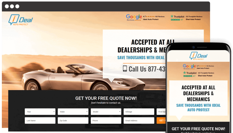 ideal-auto-protect-b2c-website-redesign