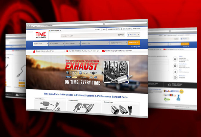 TimeAutoParts Magento Website