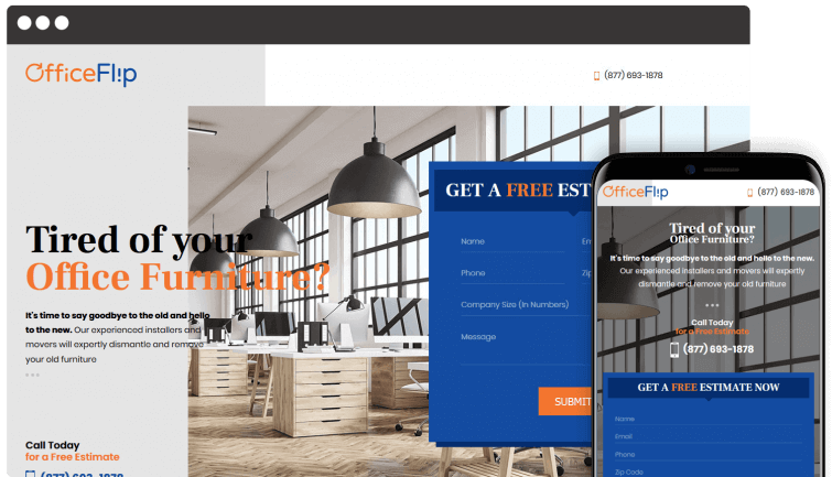 Office Flip: B2B Website Redesign