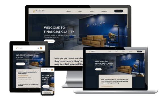 Talley Financial Web Design Finance