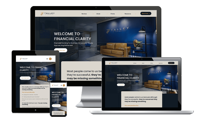 Website Redesign for a Financial Planning Company