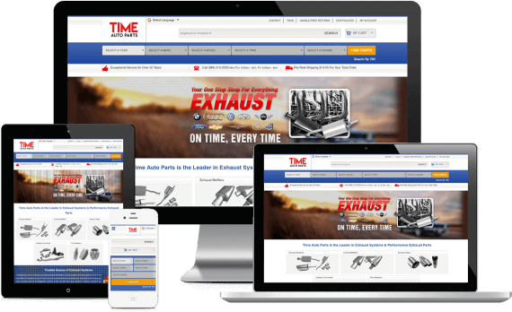 TimeAutoParts Web Design Automotive