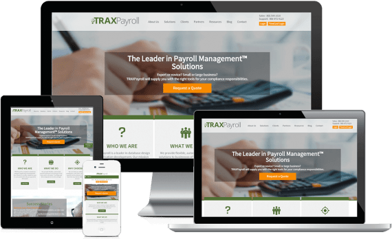 TRAXPayroll Web Design Business to Business