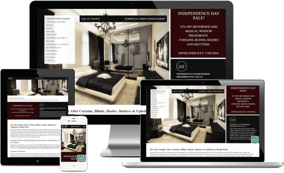 Vogue Window Fashion Web Design Retail