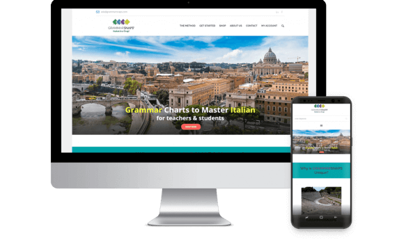 Italian Grammar School Web Design Template Site