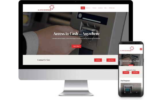 Ai ATM Systems Web Design Business to Business