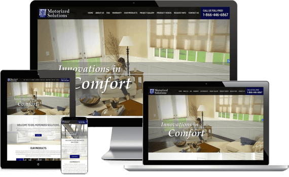 DEL Motorized Solutions Web Design Home Services