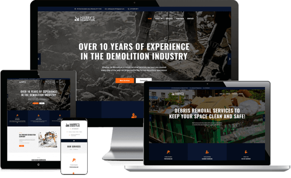 Harry’s Demolition Web Design Industrial & Commercial