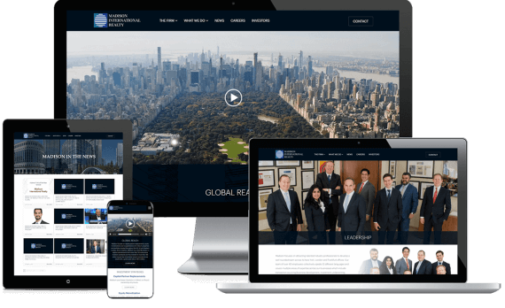 Madison International Web Design Custom Website