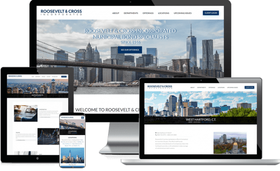 Roosevelt & Cross Web Design Custom Website