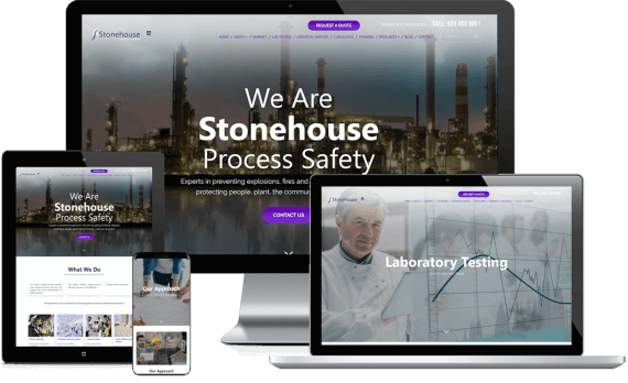 Stonehouse Process Safety Web Design Custom Website