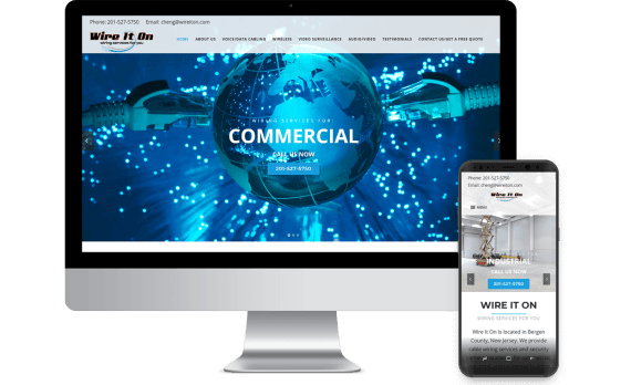 Wire It On Web Design Template Site