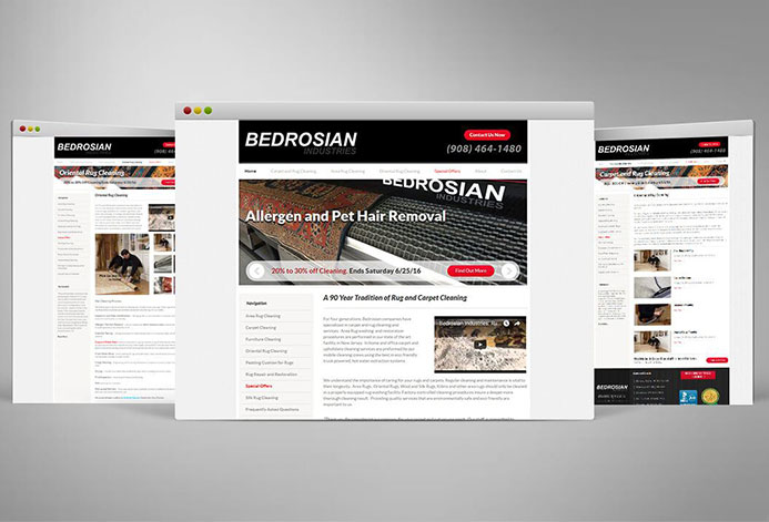 Bedrosian Rugs WordPress Website